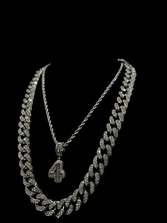 Cuban Link with Rope Chain